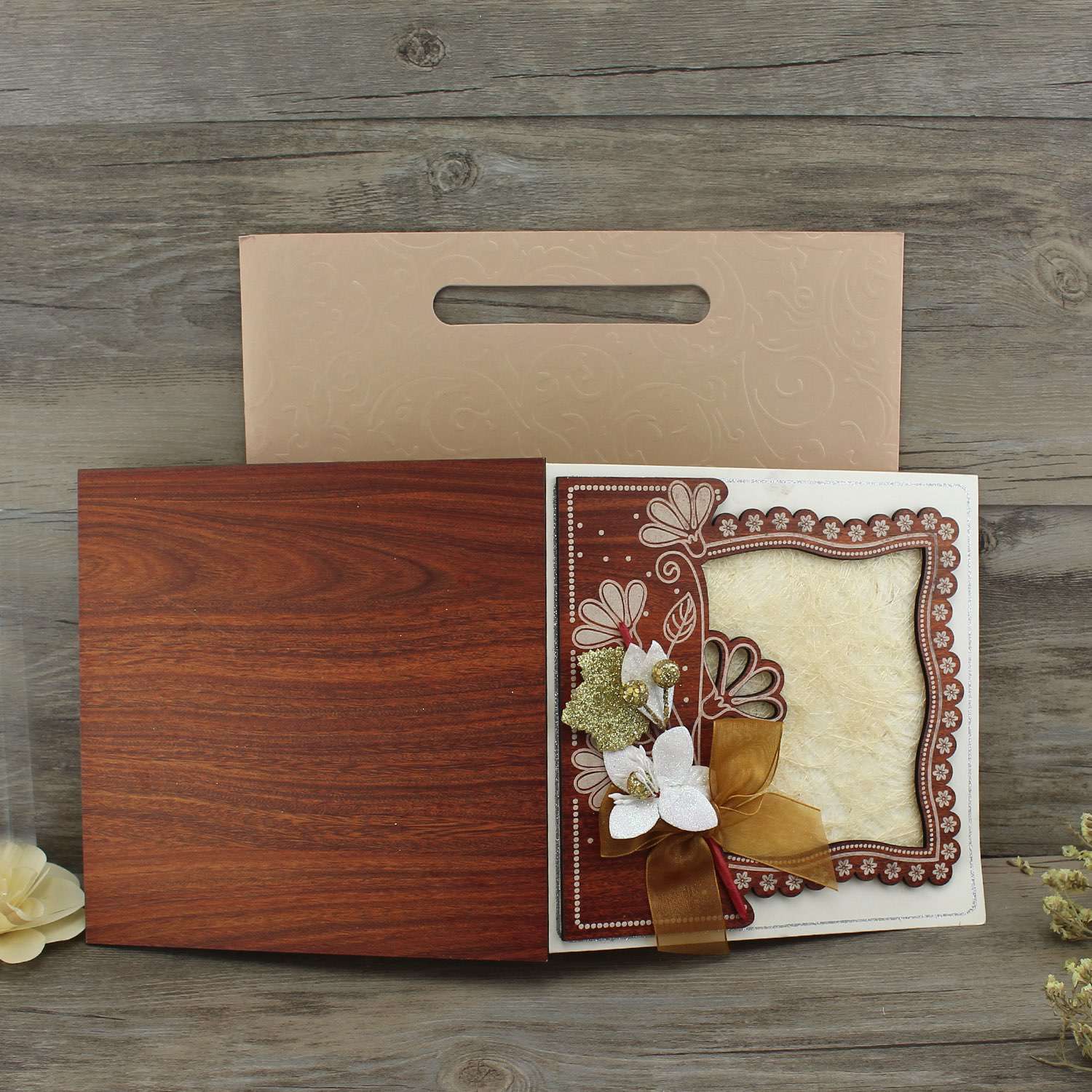 wooden card